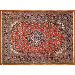 Kashan Carpet, Persia, 9.10 x 13.4