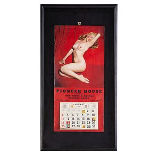 Marilyn Monroe 1953 Nude Calendar