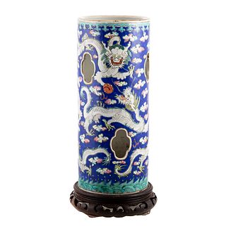 Chinese Export Porcelain Hat Stand