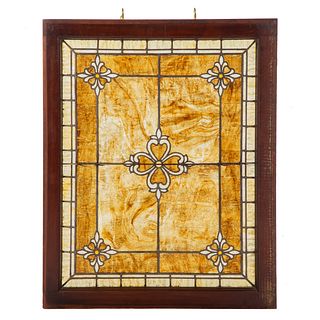 Arts & Crafts Leaded Glass Panel