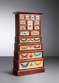 Judy Kensley McKie
(b. 1944)
Butterfly Cabinet, 1993