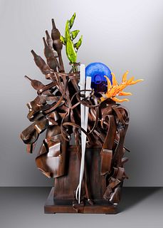 Albert Paley
(b. 1944)
Untitled Sculpture, 2009glass elements executed by Martin Blank