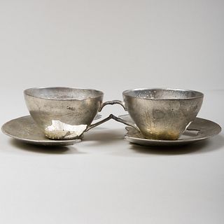 David Clarke (b. 1967): Double Teacup from What is Not Collection