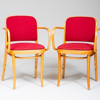 Pair of Thonet Bentwood Armchairs