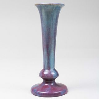 Fulper Pottery FlambÃ© Glazed Conical Vase