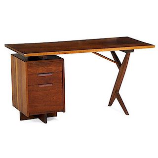 GEORGE NAKASHIMA Single Pedestal Desk