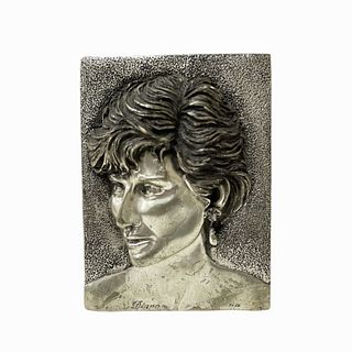 Princess Diana Sterling Silver Plaque