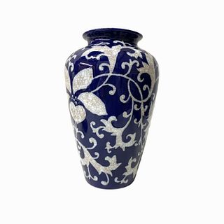 Blue and White Ceramic Porcelain Vase