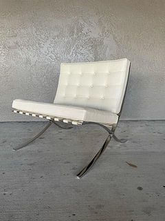 Knoll Barcelona Chair White Labeled Stamped 100%