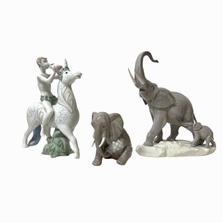 Set of Lladro Porcelain Figurines