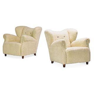 DK FURNITURE Pair of lounge chairs