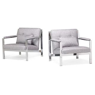 CY MANN Pair of lounge chairs