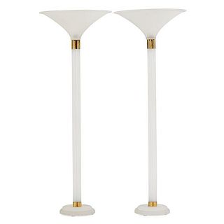 KARL SPRINGER Pair of floor lamps
