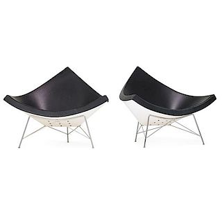 GEORGE NELSON; VITRA Pair of Coconut chairs