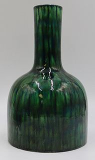 Antique Chinese Green Glaze Vase.