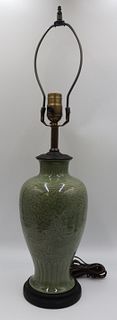 Chinese Longquan Celadon Vase.