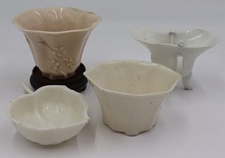 Grouping of Chinese Blanc de Chine Objects.