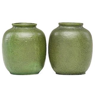 GRUEBY Two cabinet vases