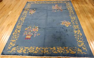 Art Deco Chinese Finely Hand Woven Roomsize