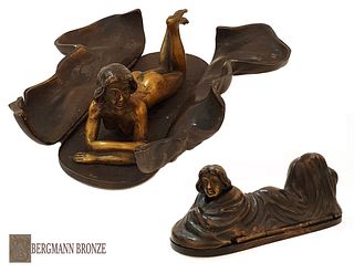 The Sphinx Surprise, F. Bergman Moveable Bronze Statue