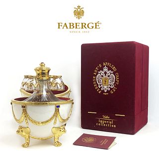 A Faberge Vodka Imperial Tantalus Egg, COA / Box