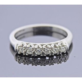 Platinum Diamond 6 Stone Ring