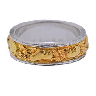 Buccellati 18k Gold Band Ring 