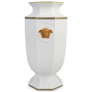 Rosenthal Versace "Gorgona" White Porcelain Vase