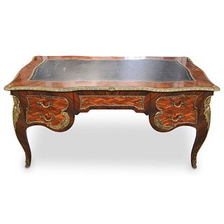 Inlaid Marquetry Wood Desk