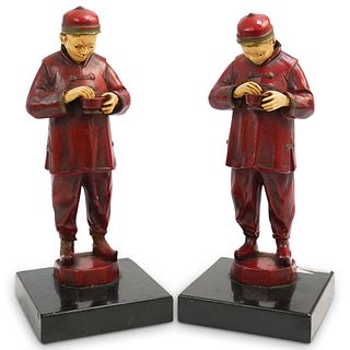Chinese Figural Bookends