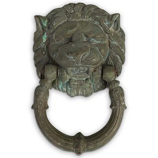 Antique Bronze Lion Door knocker