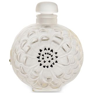 Lalique Crystal Dahlia Perfume Bottle
