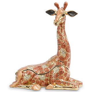 Giraffe Trinket Box Figurine