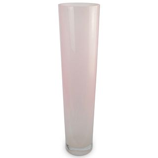 Murano Pink Glass Vase