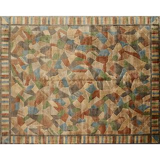 CONTEMPORARY Hand-knotted wool rug