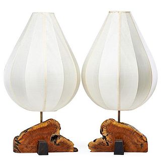 TRIPP CARPTENTER Pair of table lamps