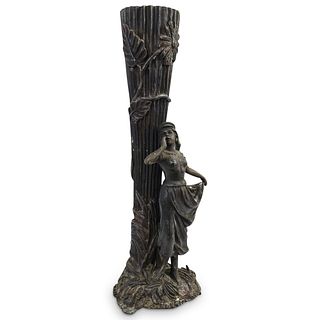 Female Sculpture Figural Vase