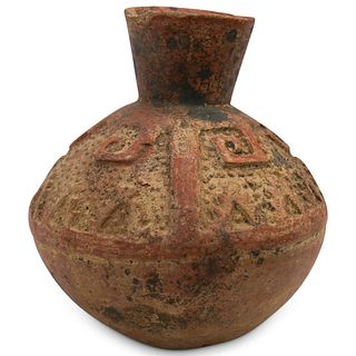 Small Pre-Columbian Lambayeque-Chimu Incised Vessel