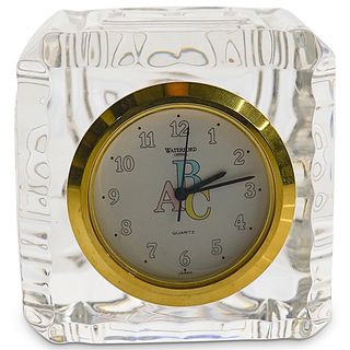 Waterford Crystal ABC Baby Block Clock