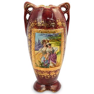 Antique Austrian Ceramic Vase