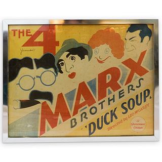 Vintage Movie Poster The Four Marx Brothers Duck Soup