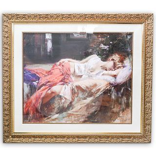 Pino Daeni (1939-2010) Signed Giclee On Paper