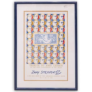 Zamy Steynovitz "Tribute to John Lennon" Art Print