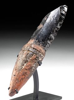 19th C. Admiralty Islands Obsidian Knife (Gudom)