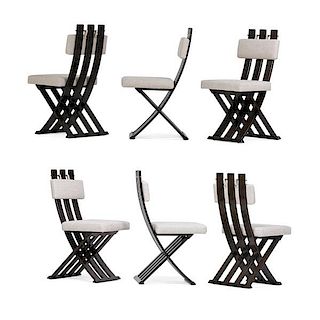 HARVEY PROBBER Six dining chairs