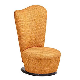 JAMES MONT Tall back lounge chair