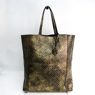 Bottega Veneta Intreccio Women's Leather Tote Bag Black,Gold