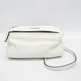 Givenchy Pandora Mini BB500QB05M 100 Women's Leather Shoulder Bag White