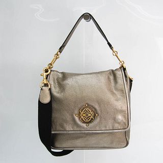 Loewe Women's Leather Handbag,Shoulder Bag Bronze
