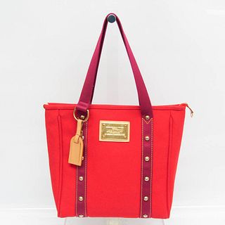 Louis Vuitton Antigua Cabas MM M40034 Women's Tote Bag Rouge